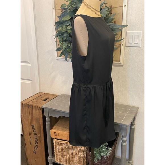 WINK Black Asymmetrical Mini Dress L - Picture 8 of 9